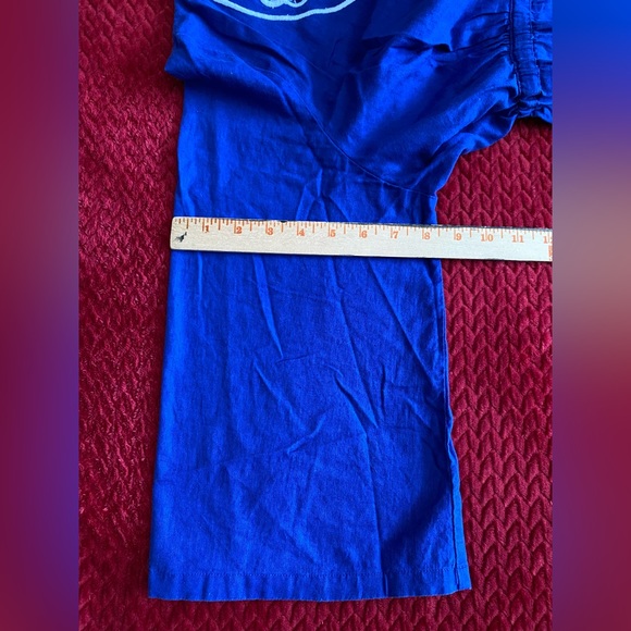 Banana Republic Deep Blue Empire Waist Drawstring & WHite Emdroidery Dress XL - Picture 14 of 15